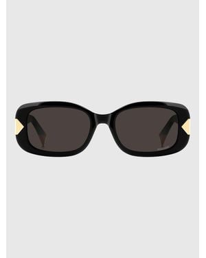 Missoni Leisure Rectangular Acetate Sunglasses - Black