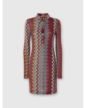 Missoni Abito Taglio Polo - Multicolore