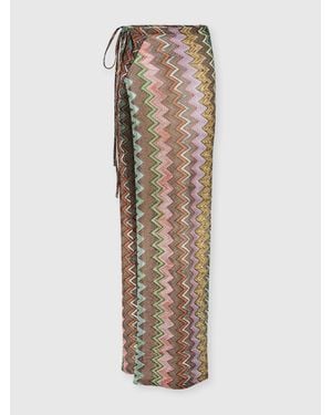 Missoni Long Pareo Skirt - Natural
