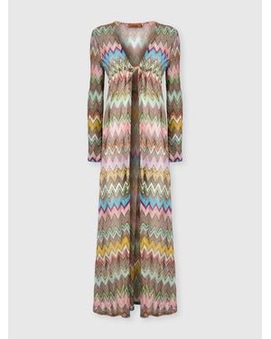 Missoni Long Cardigan - Metallic