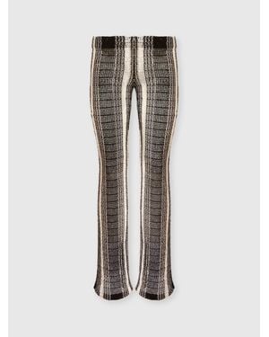 Missoni Long Mesh Trousers - Multicolour