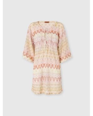 Missoni Caftano Corto - Bianco
