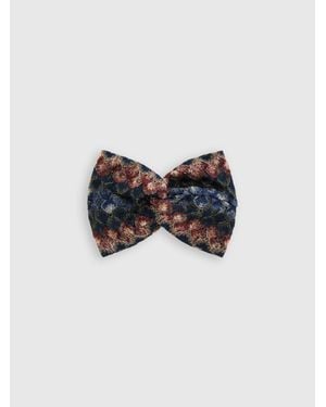 Missoni Viscose Lamé Headband - Black