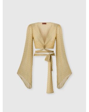 Missoni Wrap Top - White