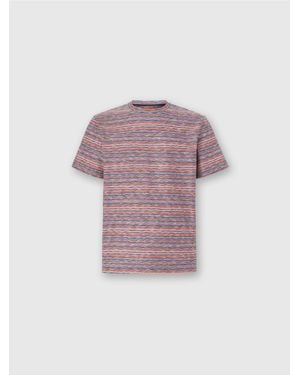 Missoni T-Shirt With Flame And Zigzag Pattern - Pink