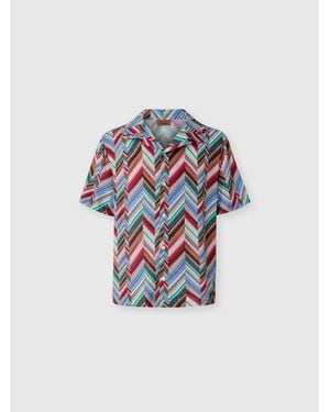 Missoni Camicia Da Bowling - Bianco