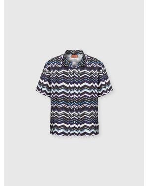 Missoni Bowling Shirt - Blue