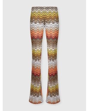 Missoni Long Pants With Greek Motif - Multicolor