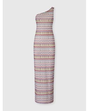 Missoni One-Shoulder Cover-Up - White