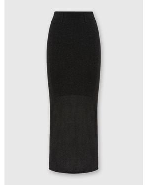 Missoni Long Skirt With Slit - Black