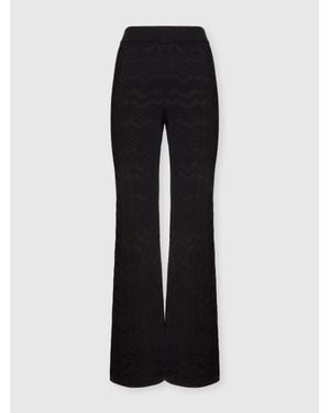 Missoni Straight Long Trousers - Black