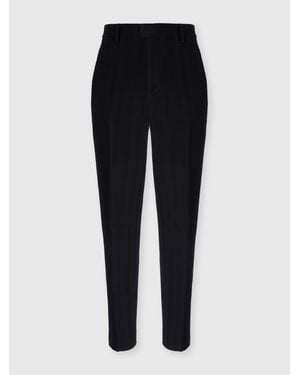 Missoni Straight Trousers With Zigzag Pattern - Black