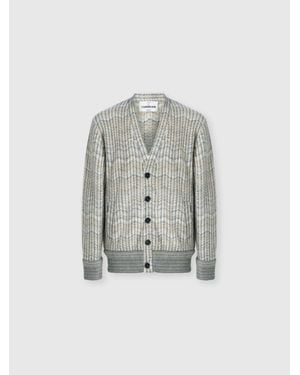 Missoni Cardigan Aus Kaschmir Und Viskose Mit Seitentaschen, Herren, Größe - Grau
