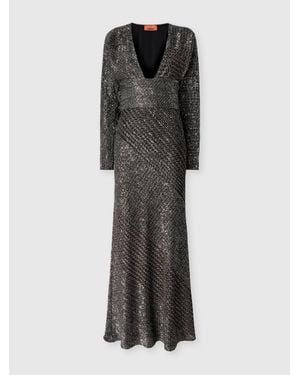 Missoni Sequin Maxi Dress - Black