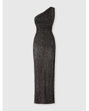 Missoni One-Shoulder Long Dress With Sequins - Multicolor