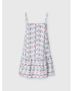 Missoni Wide Mini Cover-Up Dress - White