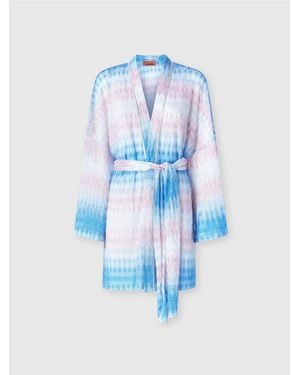 Missoni Short Sleeve Cover-Up - Blue