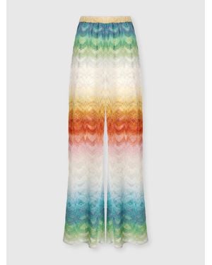Missoni Patterned Trousers - Green