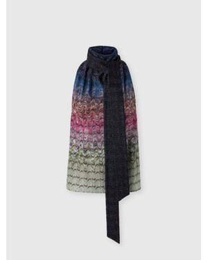 Missoni Top With Iridescent Kaleidoscopic Motif - Blue