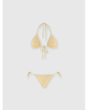 Missoni Triangle Bikini - White
