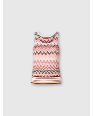 Missoni Sleeveless Top - Pink
