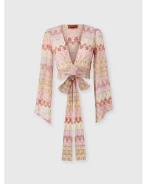 Missoni Wrap Top - White