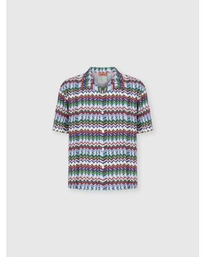 Missoni Bowling Shirt - Blue