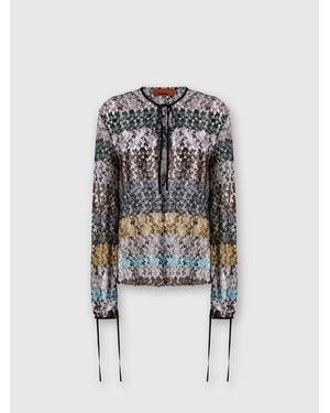 Missoni Crew Neck Blouse - White