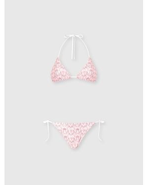 Missoni Triangle Bikini - Pink