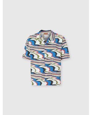 Missoni Bowling Shirt - Blue