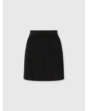 Missoni Stretch Mini Skirt - Black