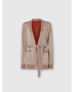 Missoni Cardigan With Belt - Multicolour