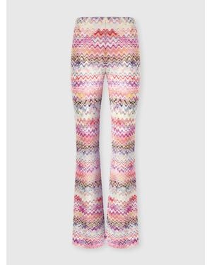 Missoni Straight-Leg Pants, & Multicolored - Pink