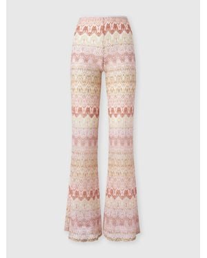 Missoni Flare Pants - Pink