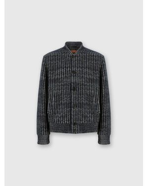 Missoni Zigzag Bomber Jacket - Black