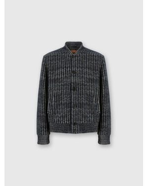 Missoni Zigzag Bomber Jacket - Black