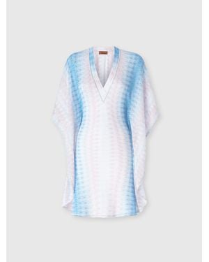 Missoni Short Caftan-Style Cover-Up - Blue