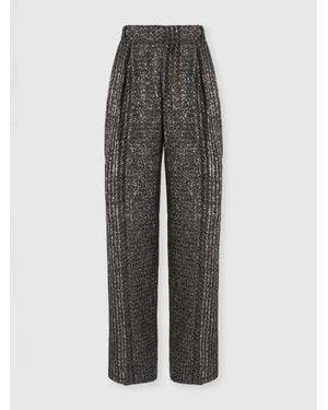 Missoni Wide-Leg Trousers With Sequins - Grey