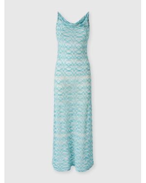 Missoni Long Cover-Up Dress - Blue