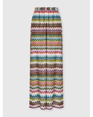 Missoni Beach Cover-Up Trousers - White