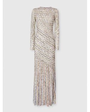Missoni Long-Sleeved Dress With Lurex - White