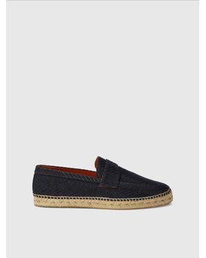 Missoni Espadrilles With Rope Sole And Zig Zag Pattern - White