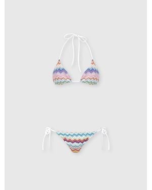 Missoni Triangle Bikini - White