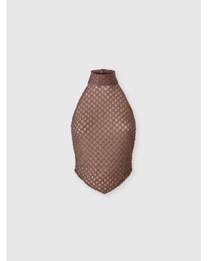 Missoni Scarf Top - White