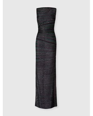 Missoni Long Dress With Boat Neck - Black