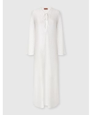 Missoni Long Cover-Up Dress - White