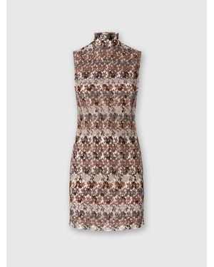 Missoni High-Neck Mini Dress - White