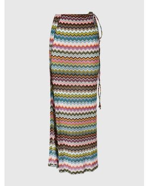 Missoni Long Pareo Skirt - Multicolour
