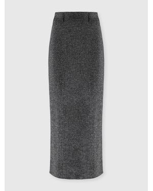 Missoni Long Skirt With Slit - Grey