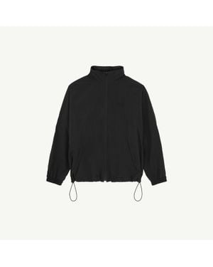 MM6 by Maison Margiela Nylon Windbreaker Jacket - Black